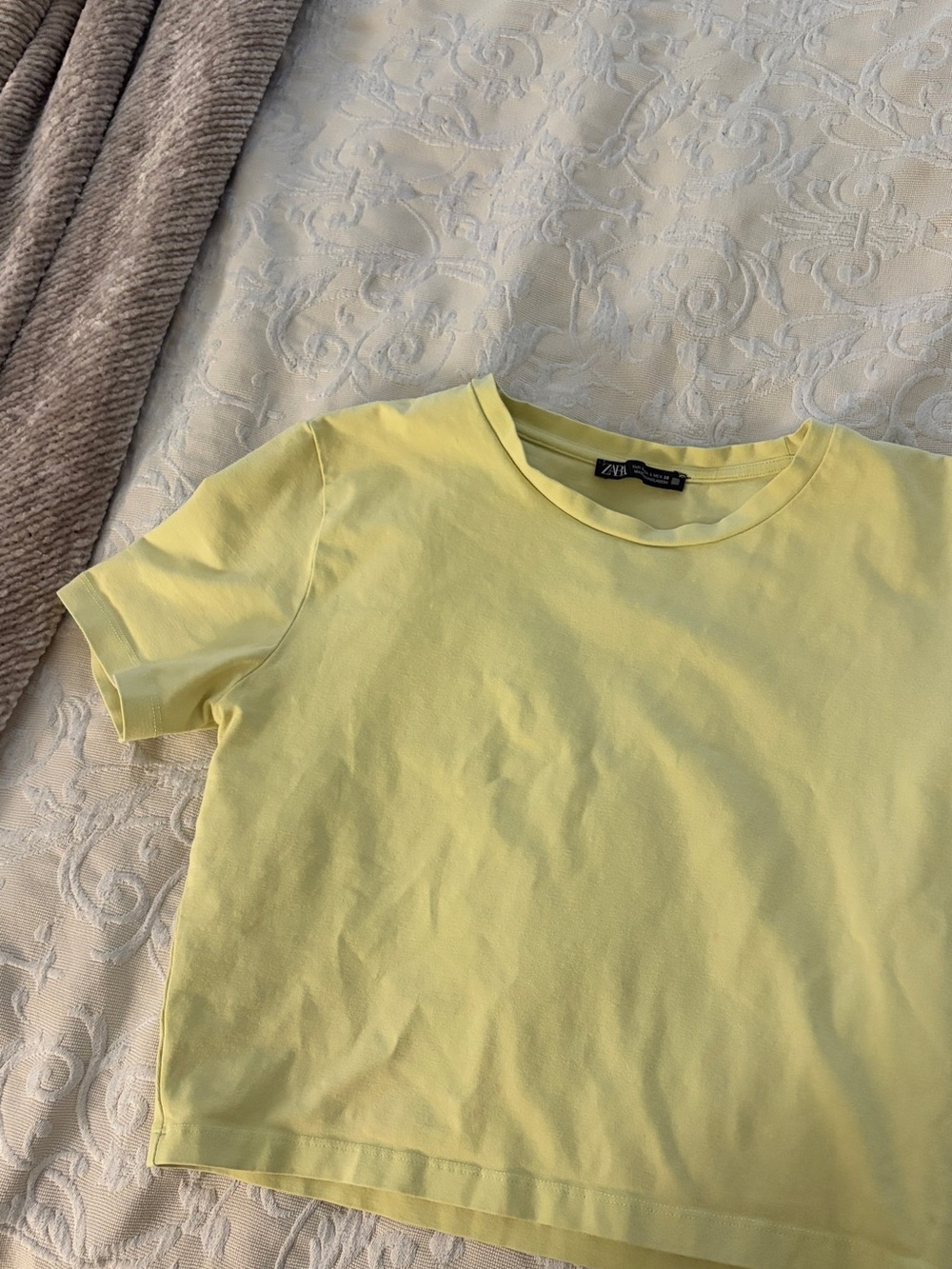 Lime Green Zara Crop Top